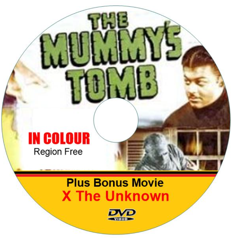 The Mummy's Tomb (1942) in color DVD