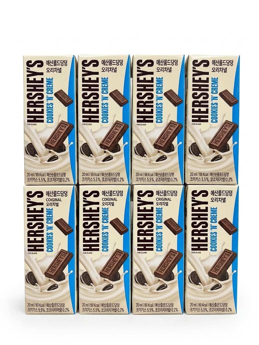 Hershey Korea Cookies & Creme Chocolate Drink 7.95oz 12 ct