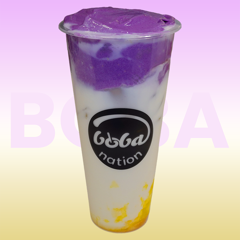 Ube Mango Milk Tea