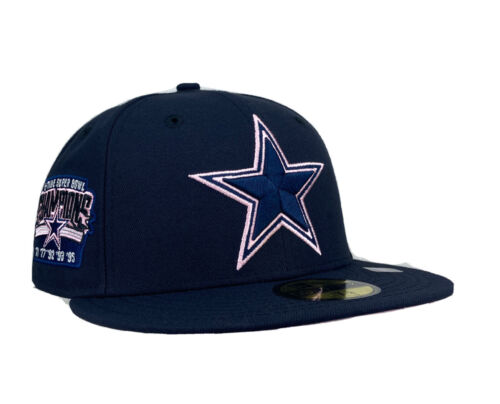 Dallas Cowboys Navy/Pink 5X Champions New Era 59FIFTY Hat