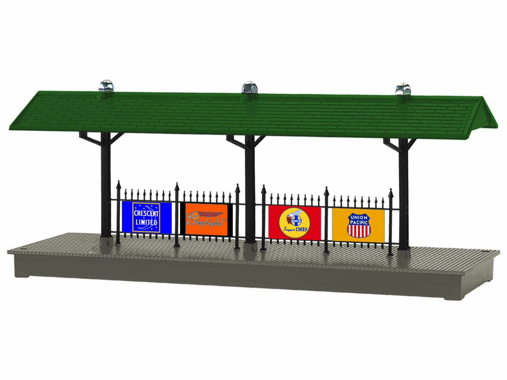 Illuminated Station Platform 684318 O Scale