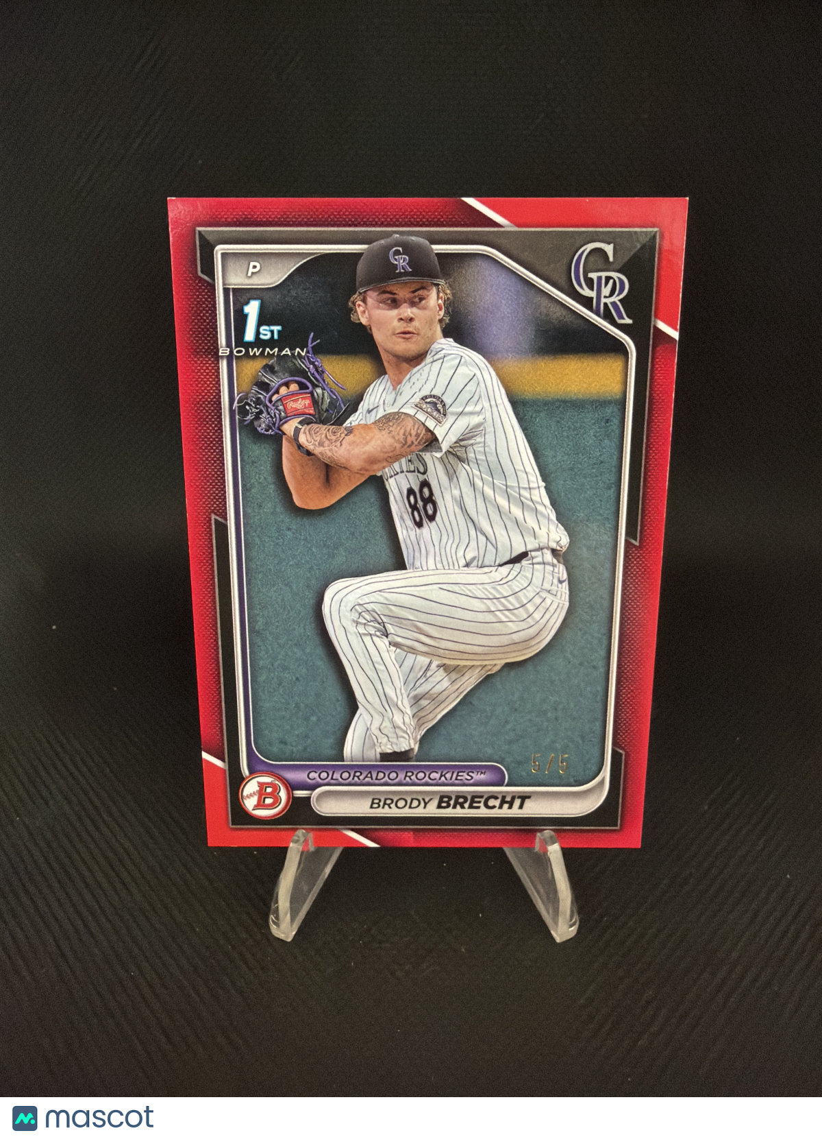 2024 1st Bowman Brody Brecht Red /5