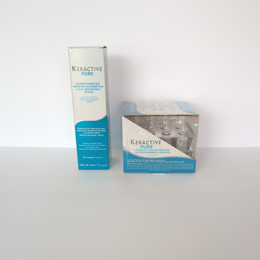 Keráctive Pure Biomimetic Keratin Repair Kit (2-Piece)
