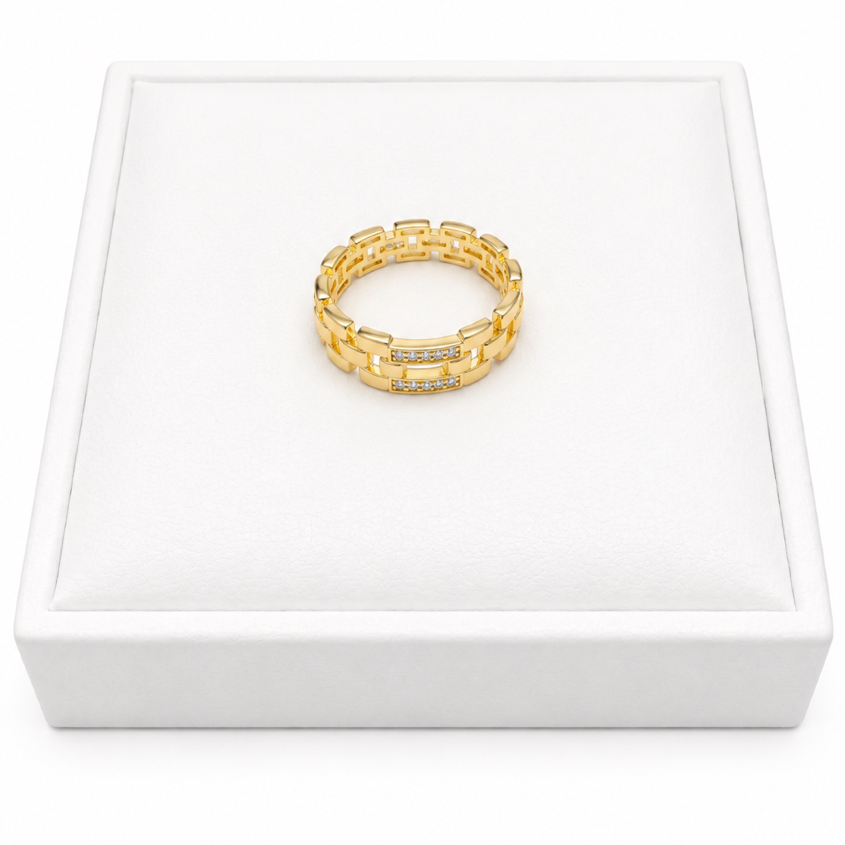 Ring “Tiffany” Gold Sz- 7.5