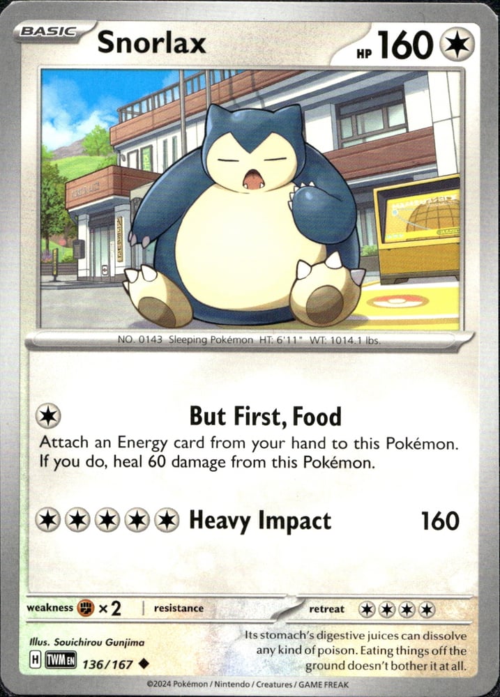 Snorlax - SV06 136/167