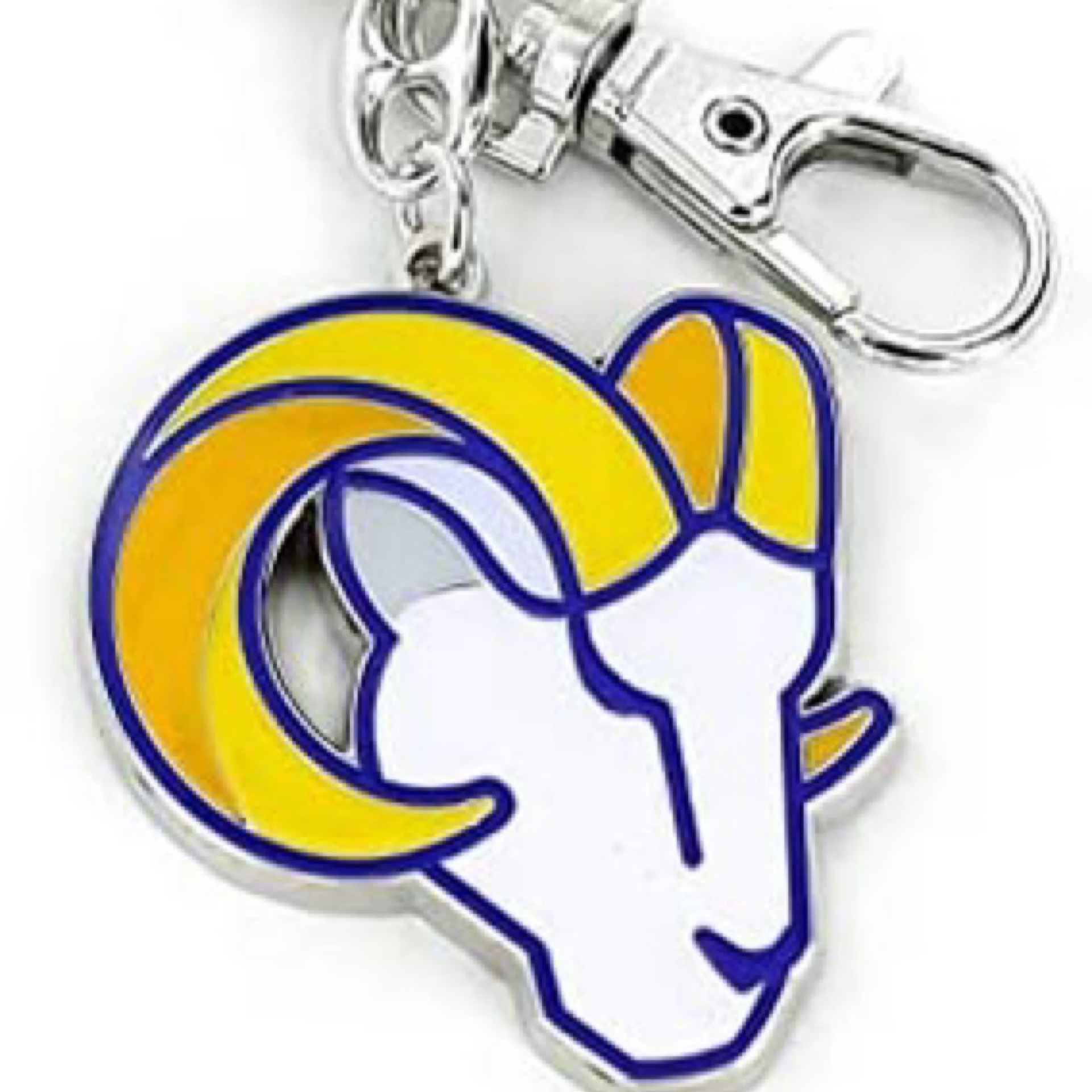 Los Angeles Rams Mega Chrome Keychain