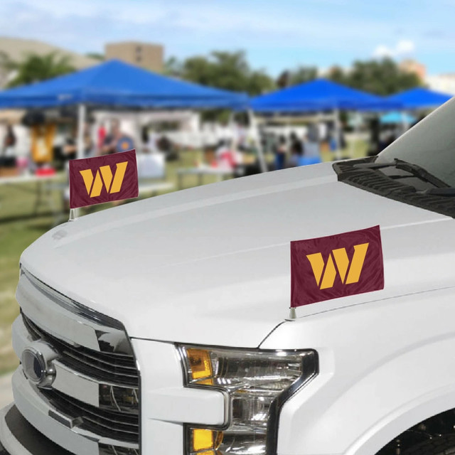Washington Commanders Ambassador Car Flags Set