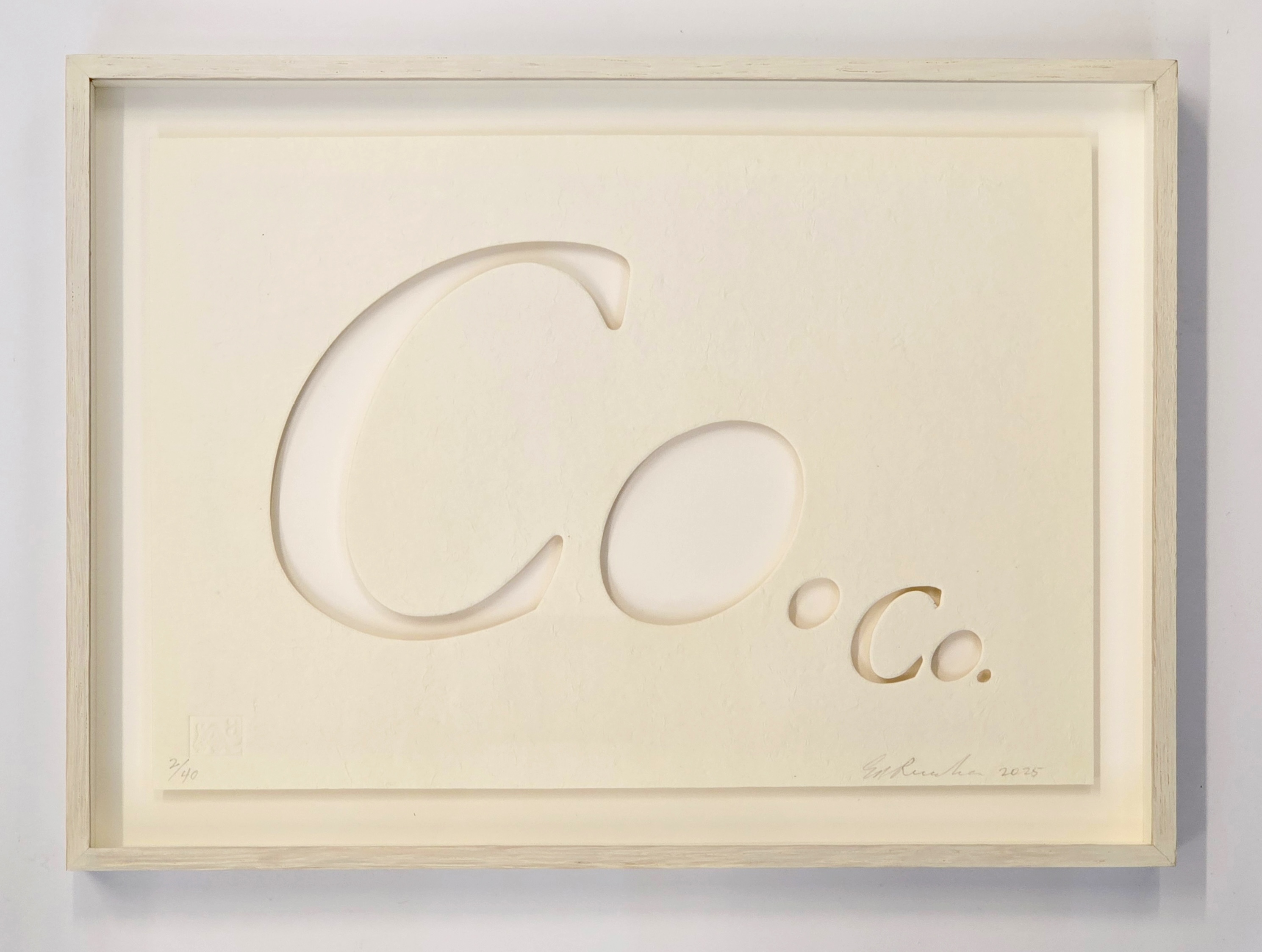 Ed Ruscha - Companies Large and Small