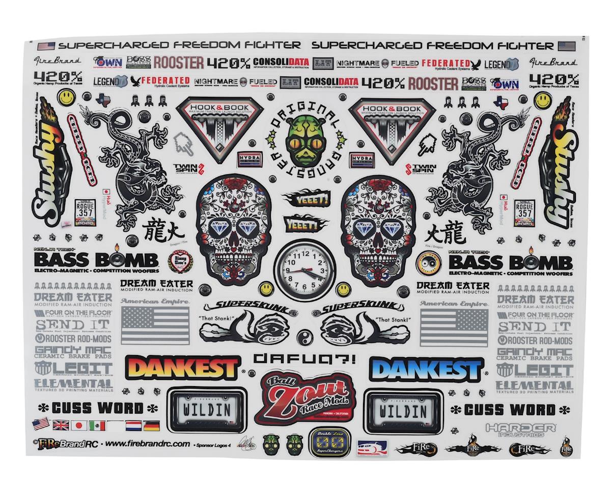 Sponsor Logo 4 Decal Set