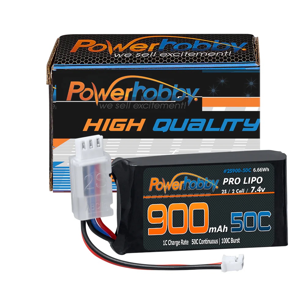 2S 900mah 50C Lipo PHB2S90050C