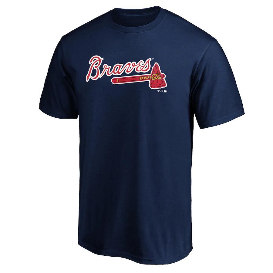 Atlanta Braves Navy '47Brand Logo Shirt