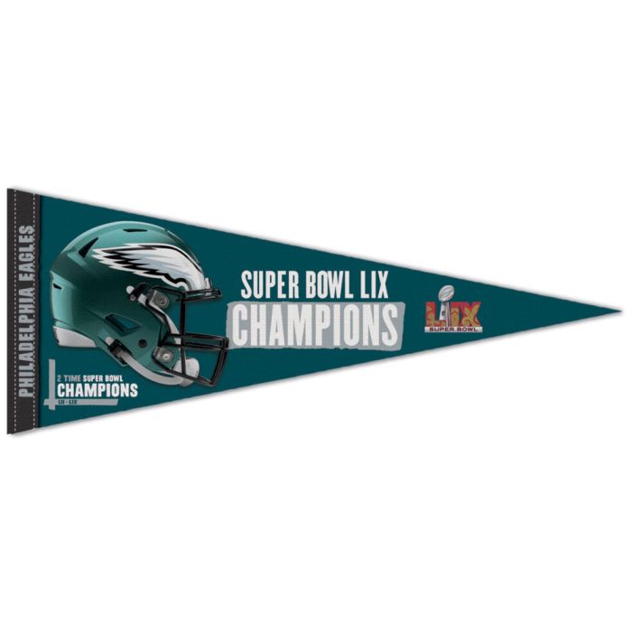 Philadelphia Eagles Super Bowl LIX Champions Premium Pennant 12x30"