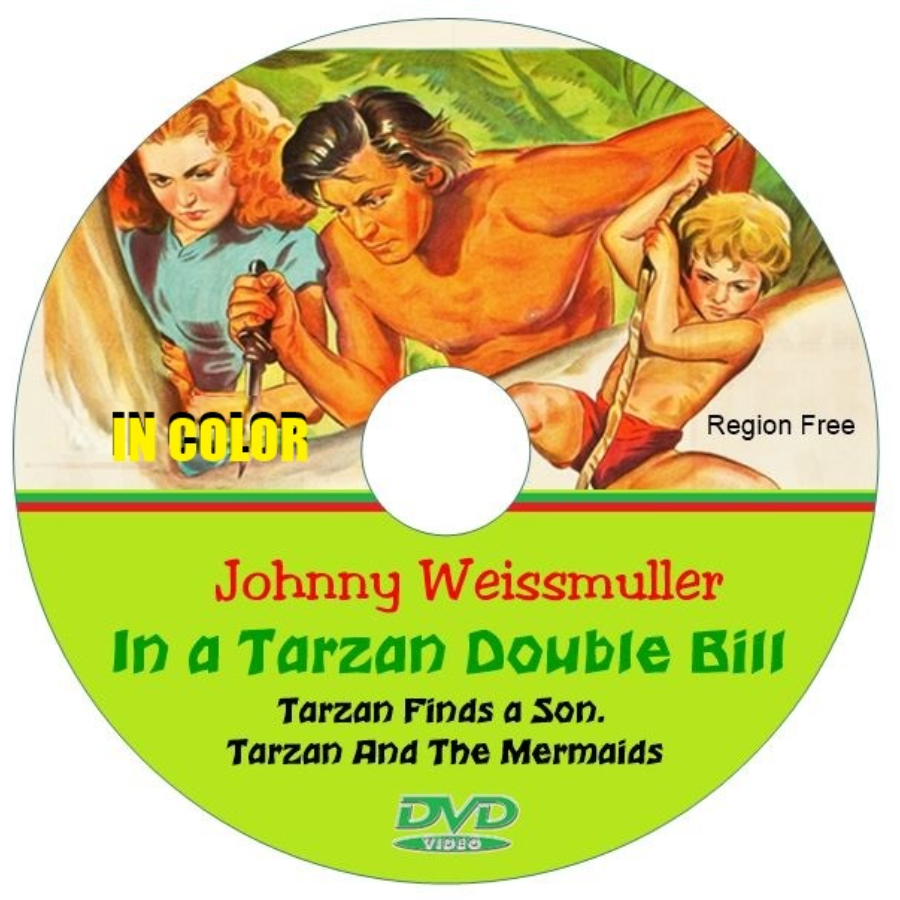 Johnny Weissmuller as Tarzan Double Bill, DVD