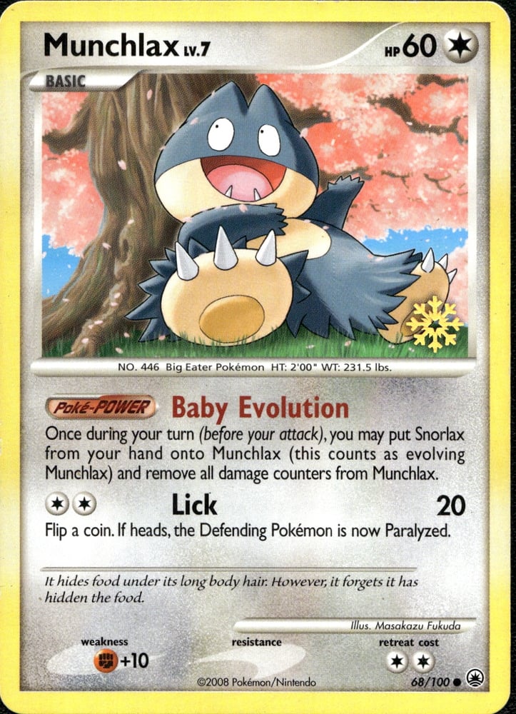 Munchlax - DP5 68/100