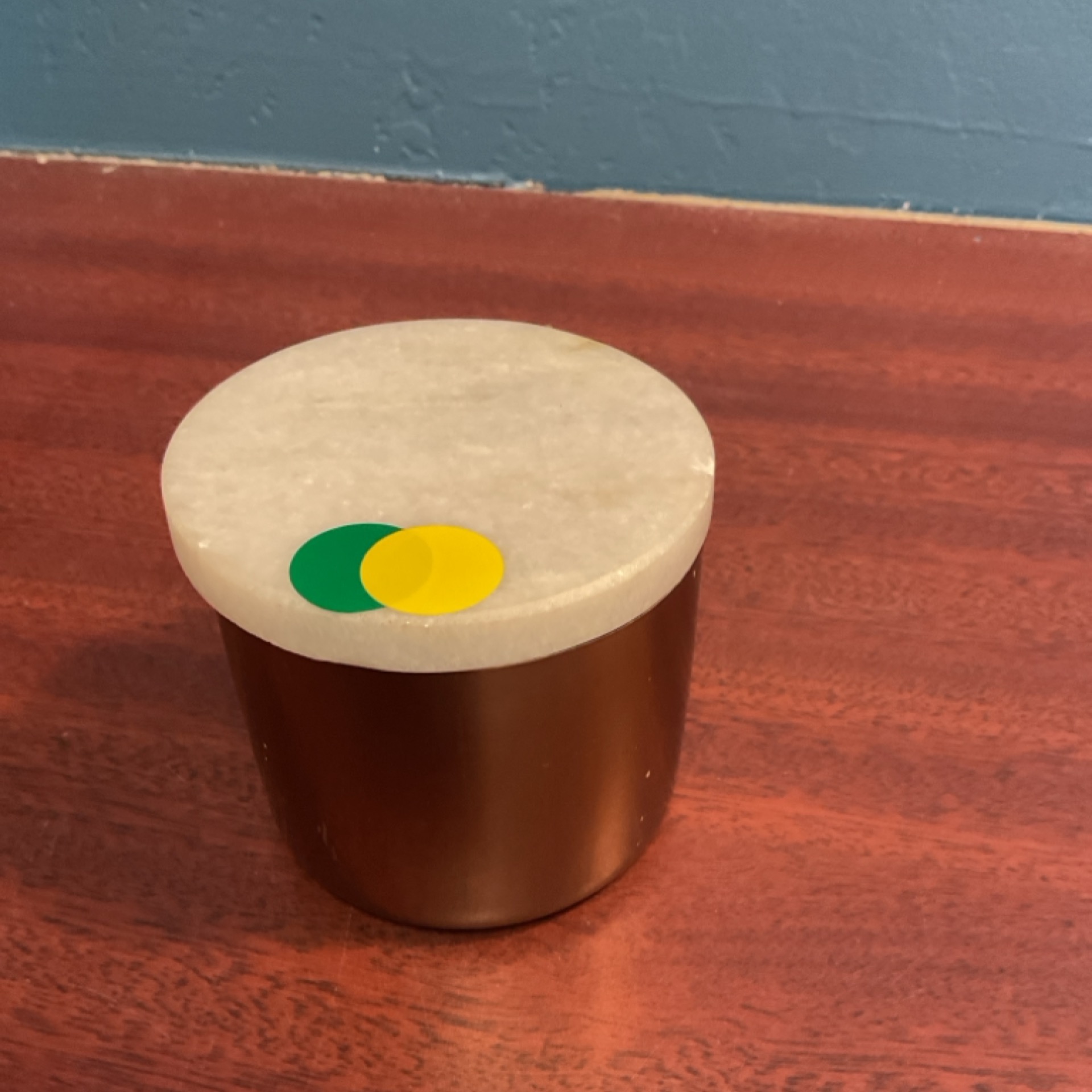 Marble Lid Candle