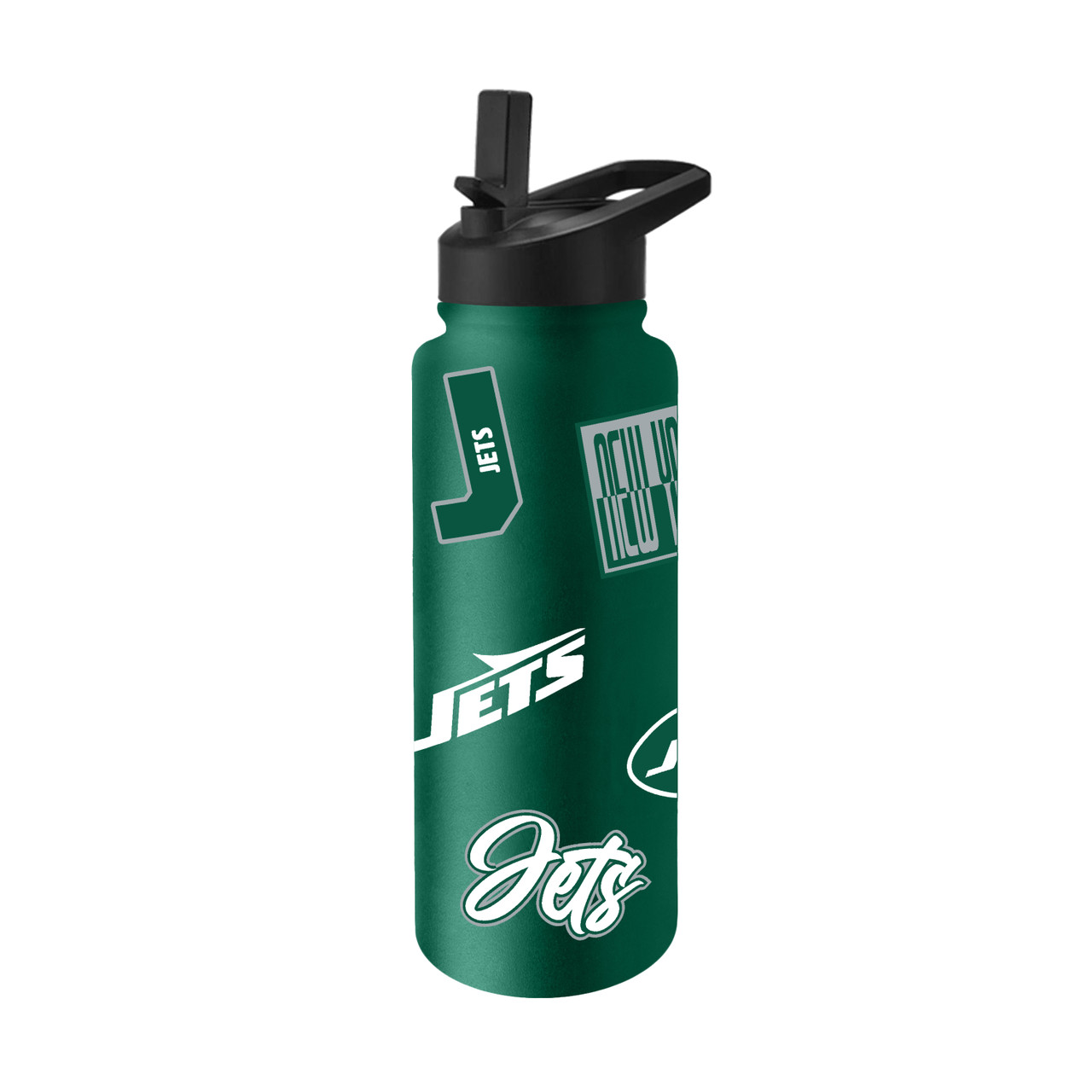 New York Jets Dreamweave Quencher Stainless Steel Bottle 34oz