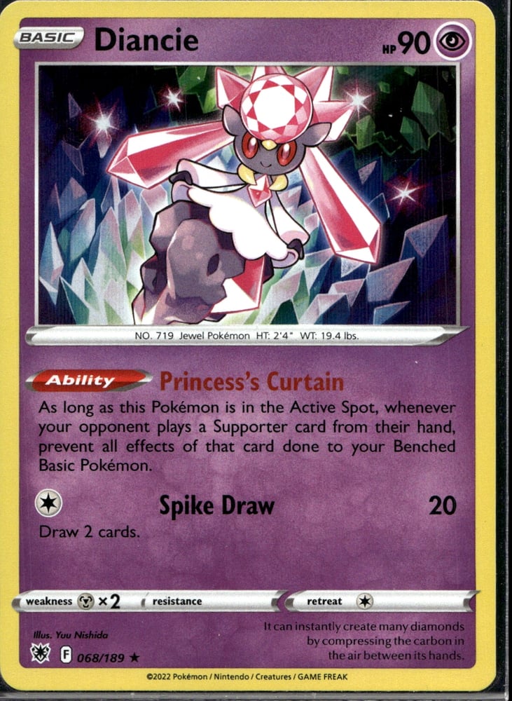 Diancie - SWSH10 68/189