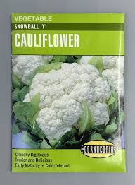 Snowball "Y" Cauliflower Seed Pack
