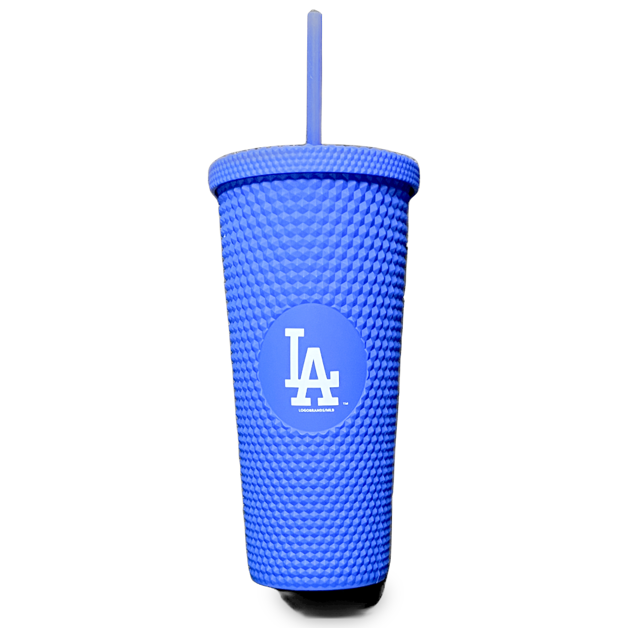 Los Angeles Dodgers Royal Studded Straw Tumbler 24oz