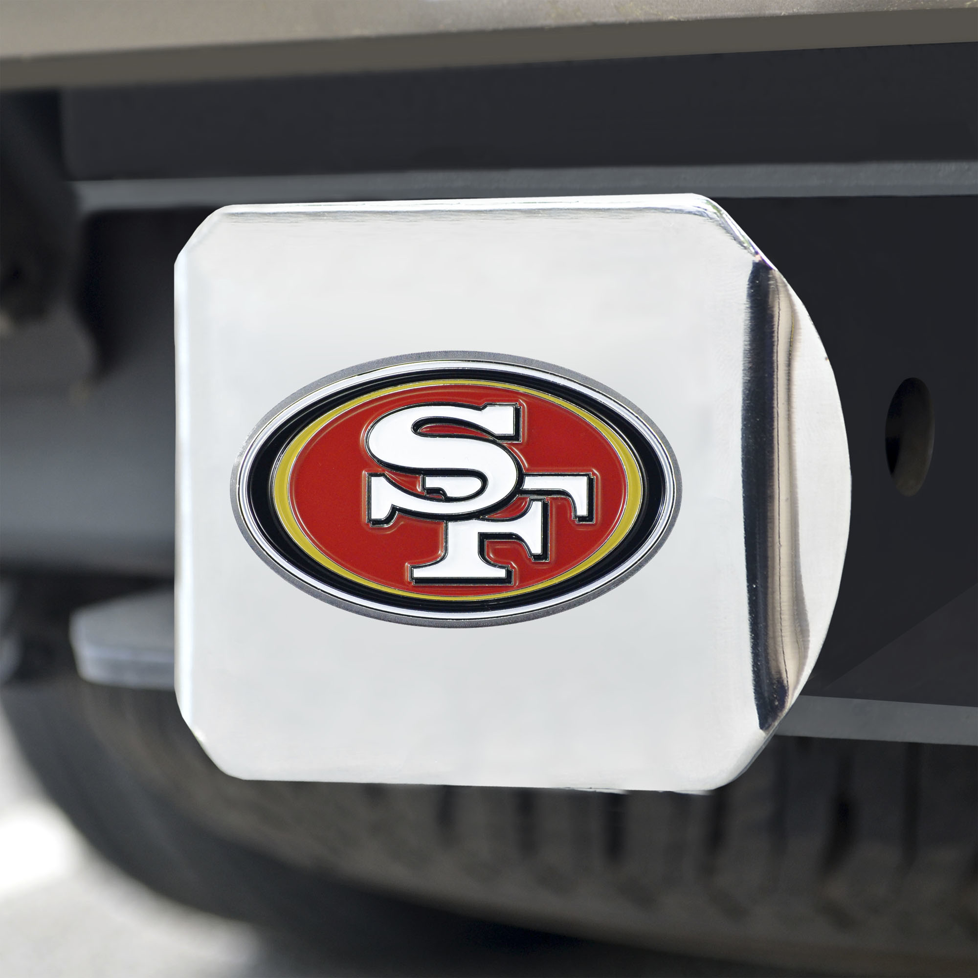 San Francisco 49ers Chrome Hitch Cover