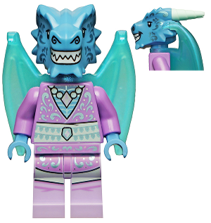 vid046 Dragon Guitarist, Vidiyo Bandmates, Series 2 (Minifigure Only without Stand and Accessories)