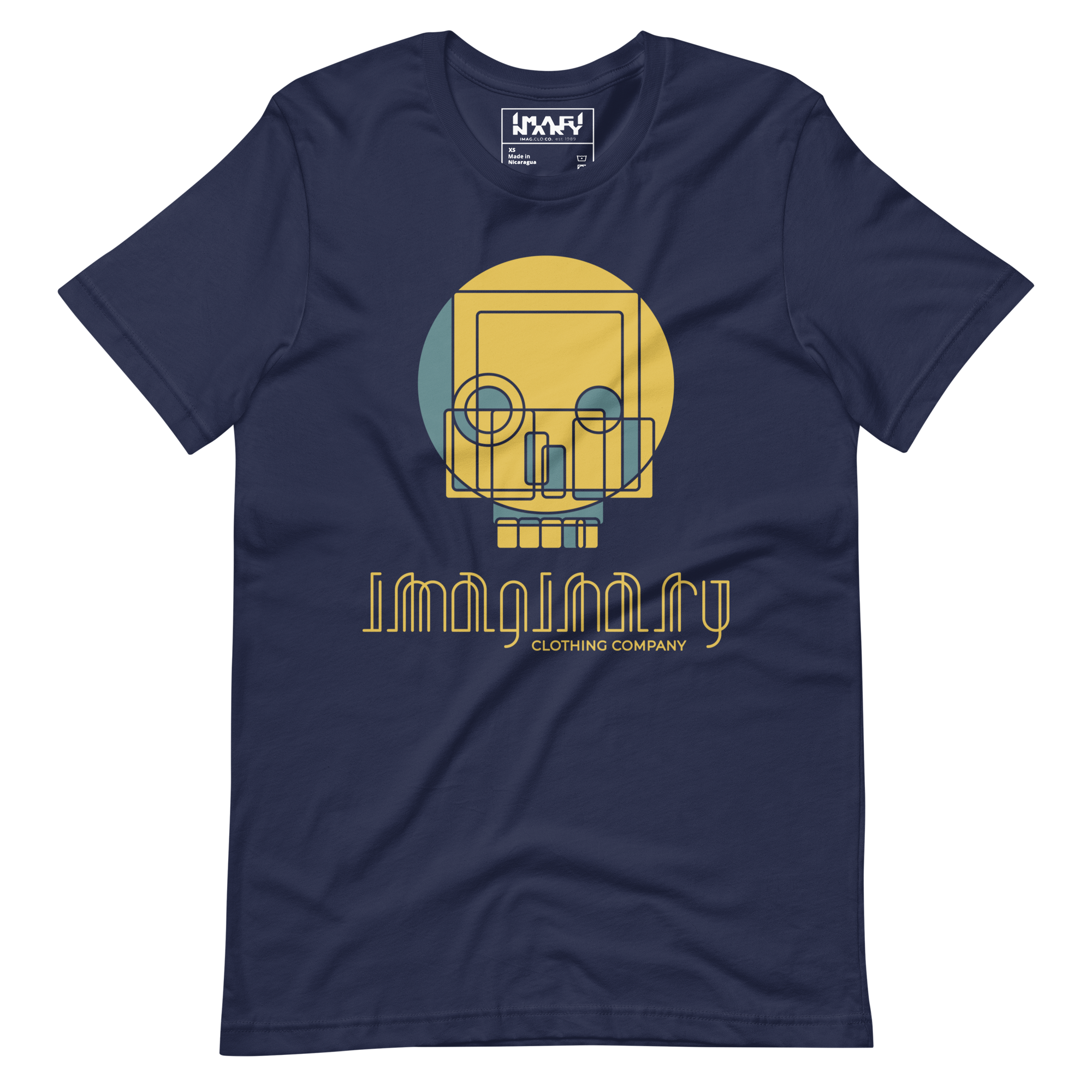 Monolithic Skull – Brutalist Graphic Tee