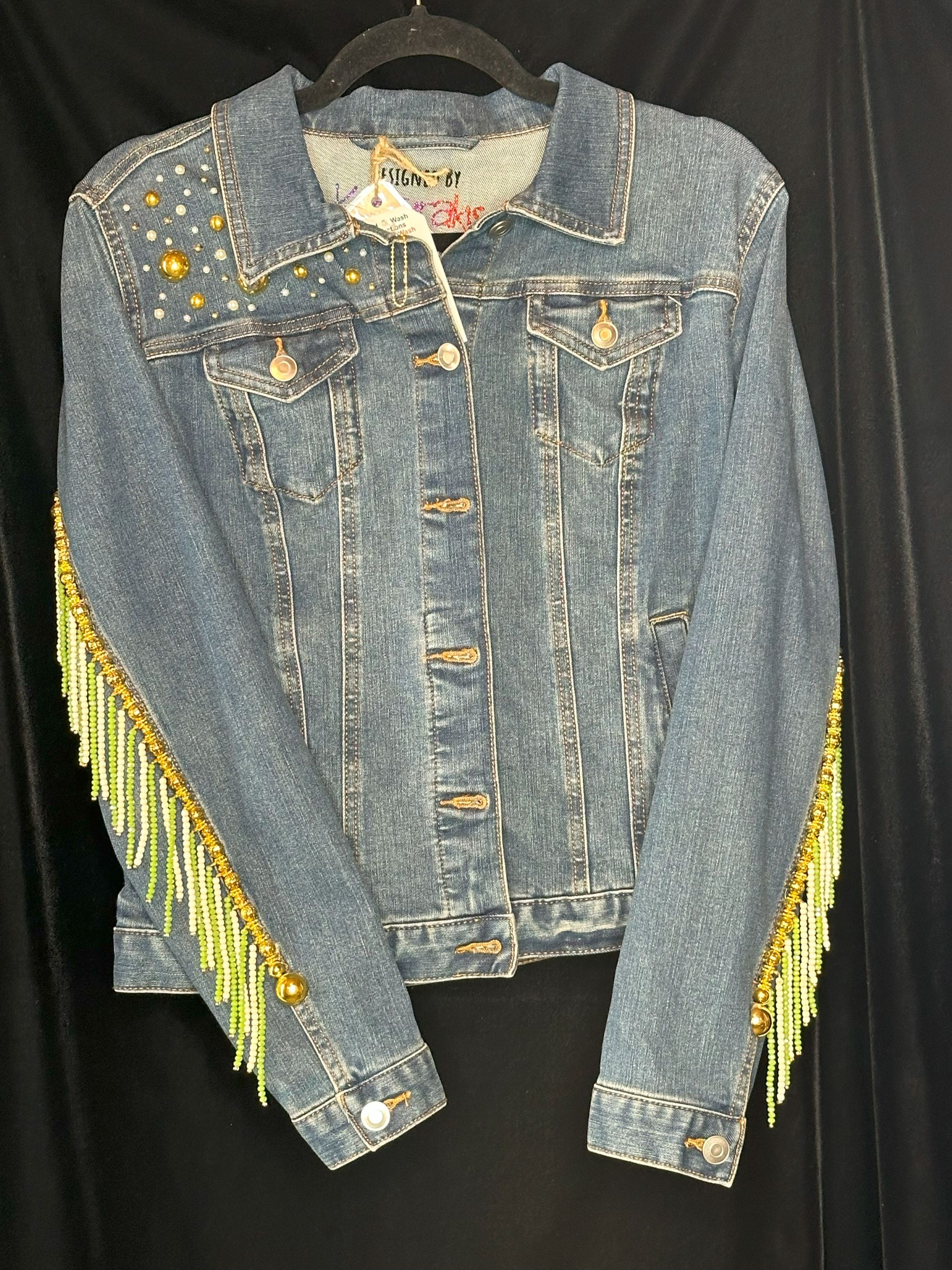Cactus Hearts Jean Jacket Original