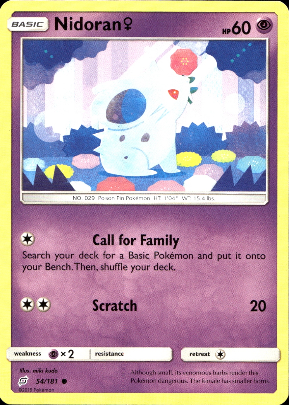 Nidoran♀ - SM9 54