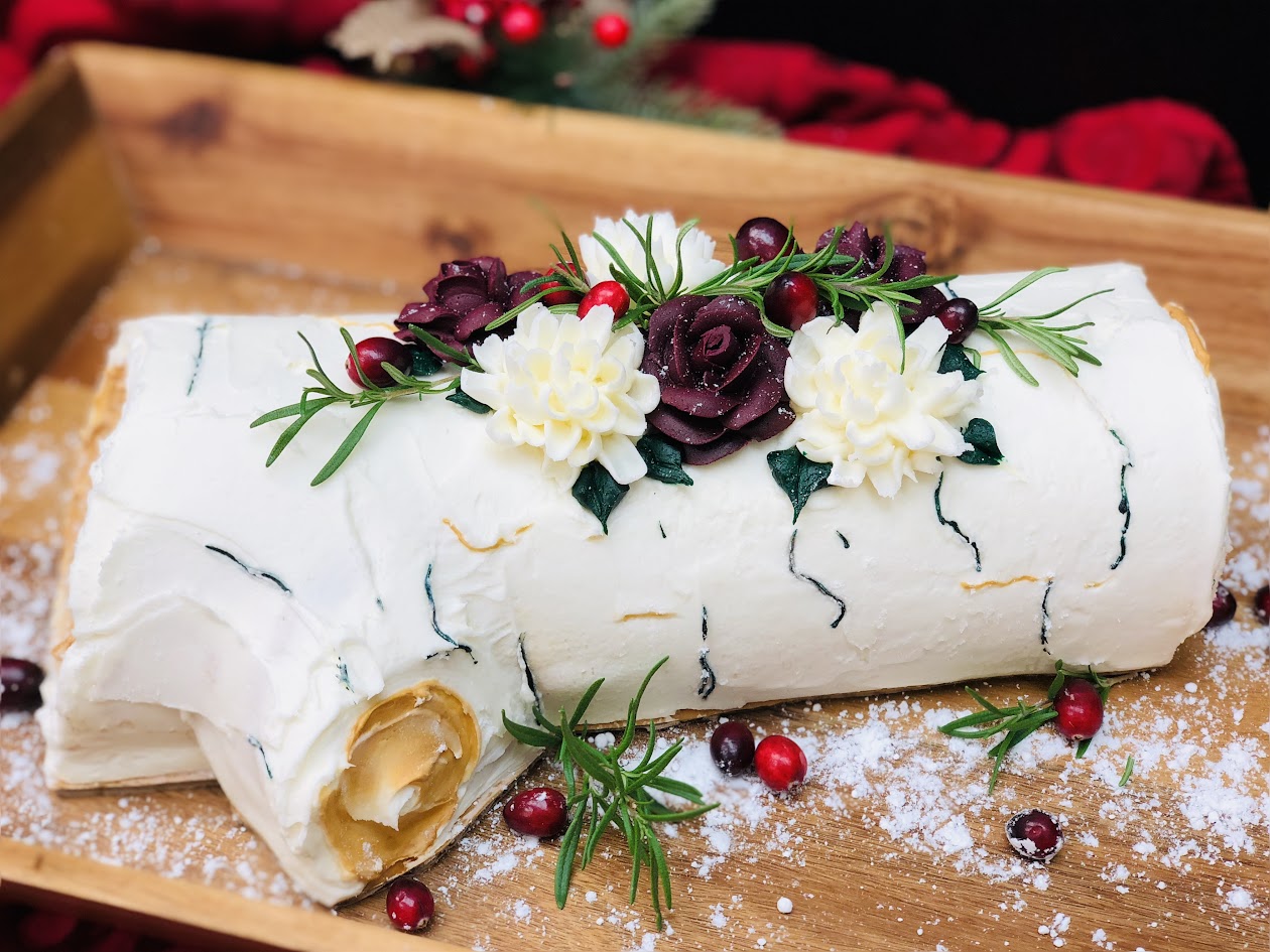 Yule Log Cake
