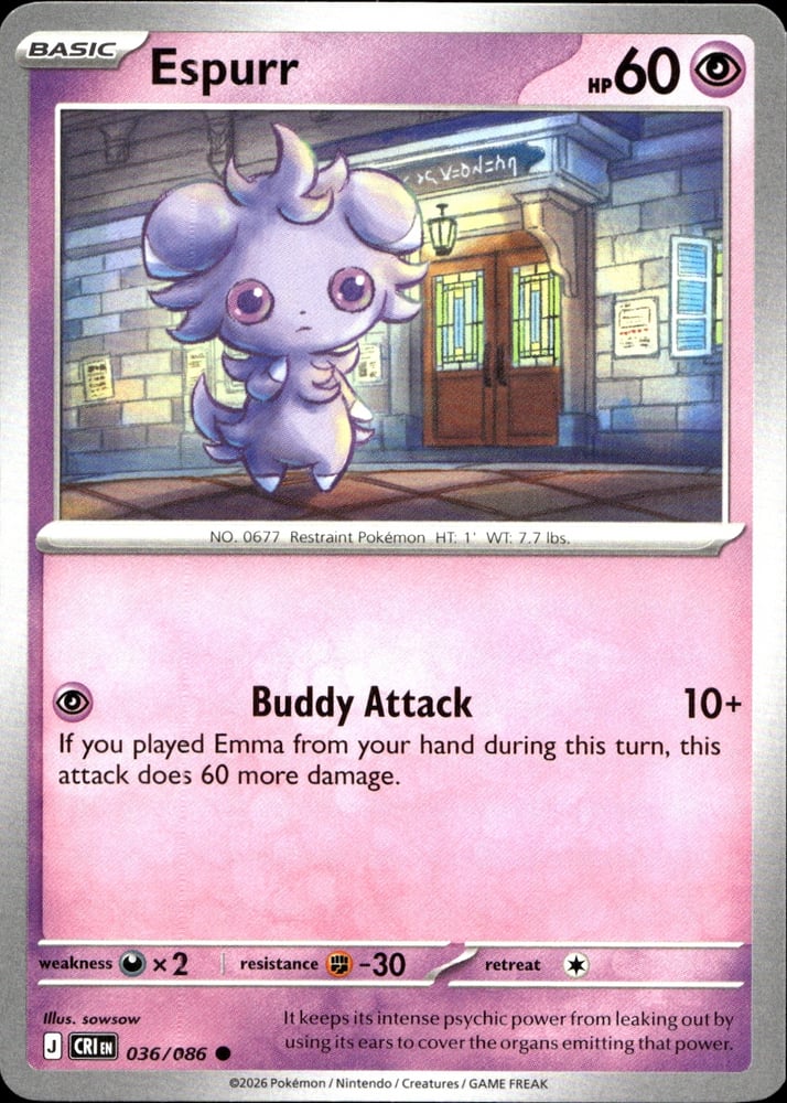 Espurr - ME04 36/86