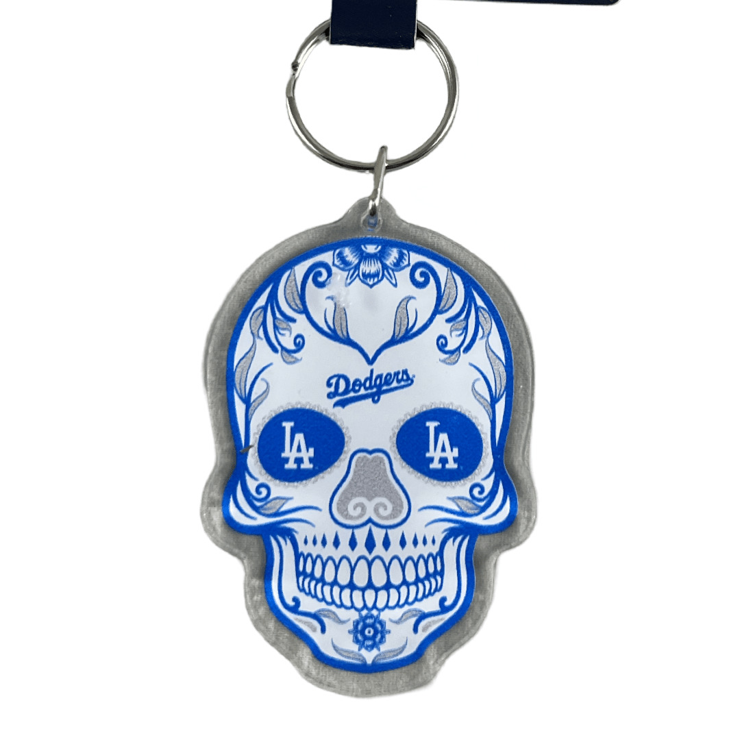 Los Angeles Dodgers Sugar Skull Premium Acrylic Keychain
