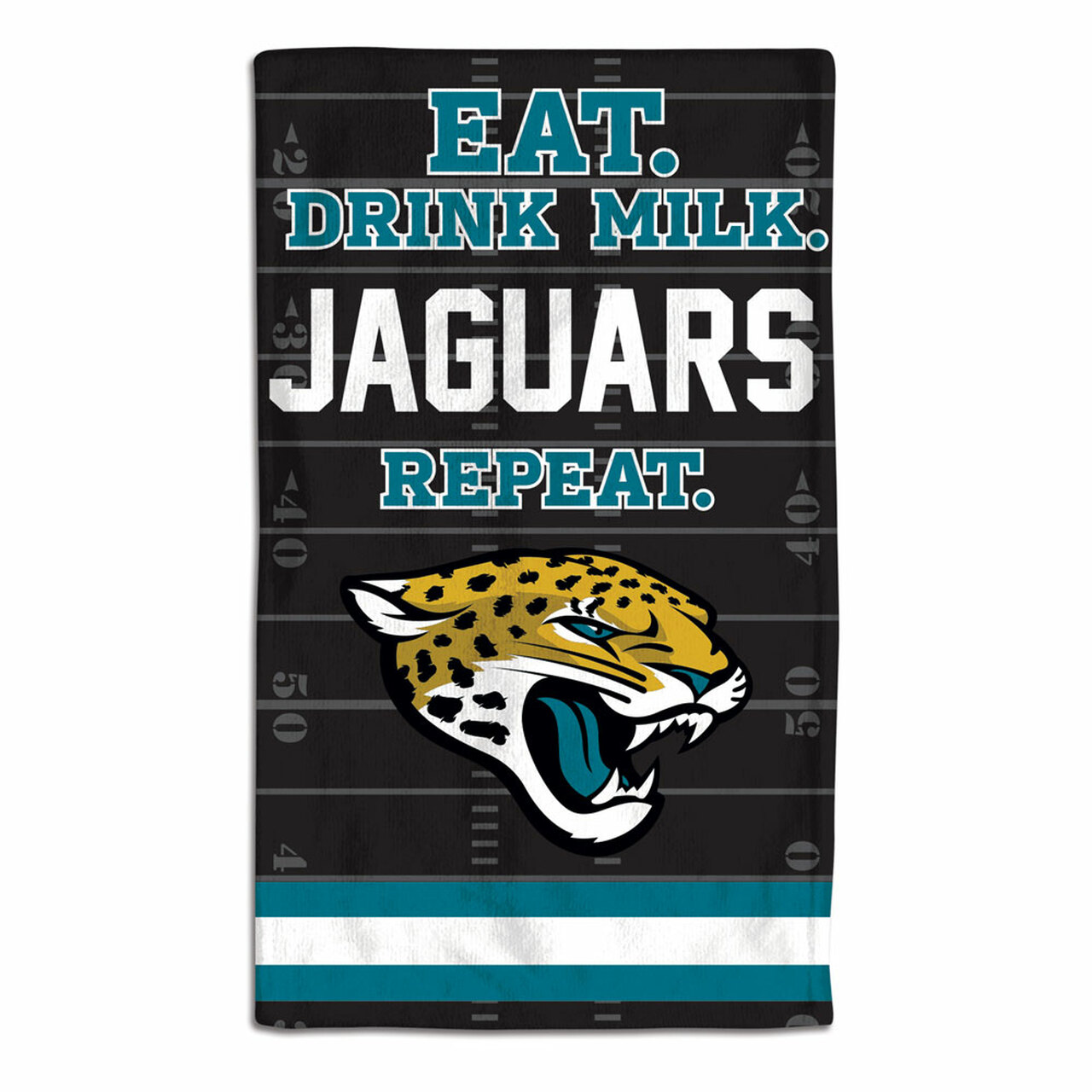 Jacksonville Jaguars Baby Burp Cloth 10x17"