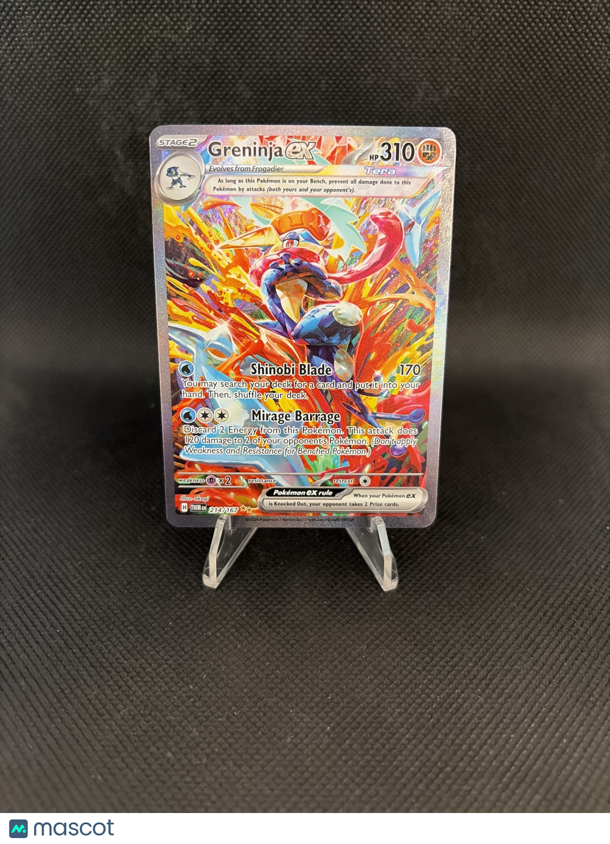 2024 Twilight Masquerade Greninja EX 214/167