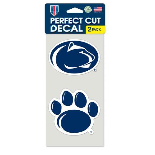 Penn State Nittany Lions Perfect Cut Decals 2 pack