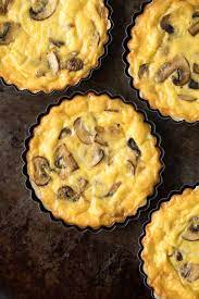 Mushroom + Fontina Quiche