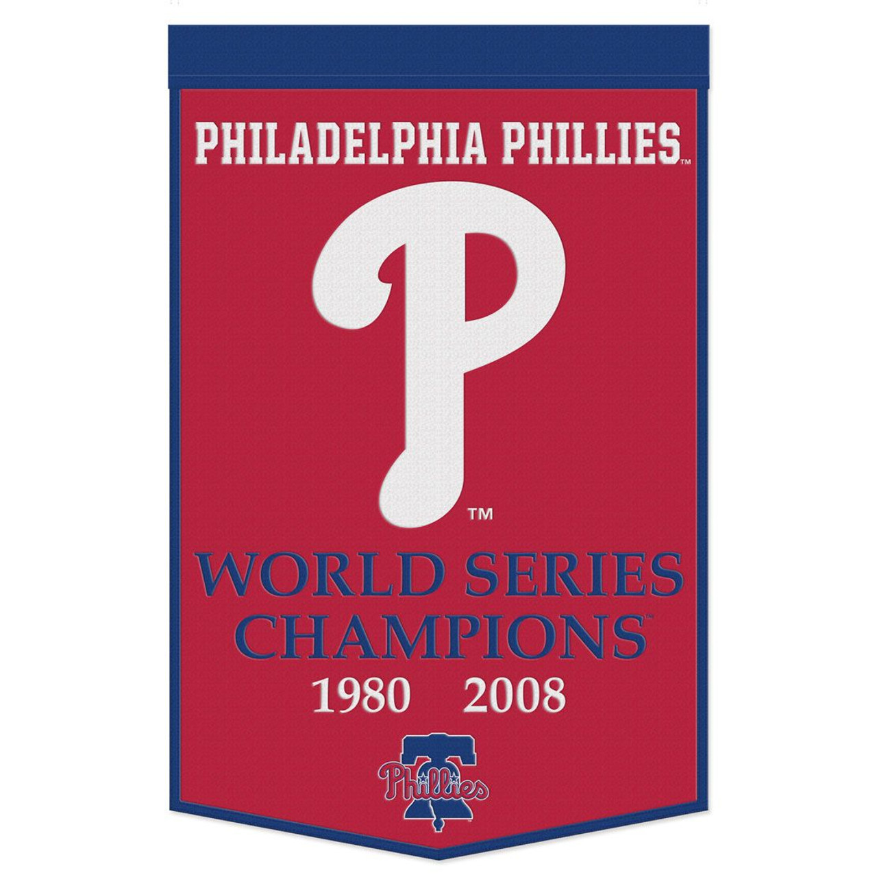 Philadelphia Phillies Wool Dynasty Championship Banner 24x38"