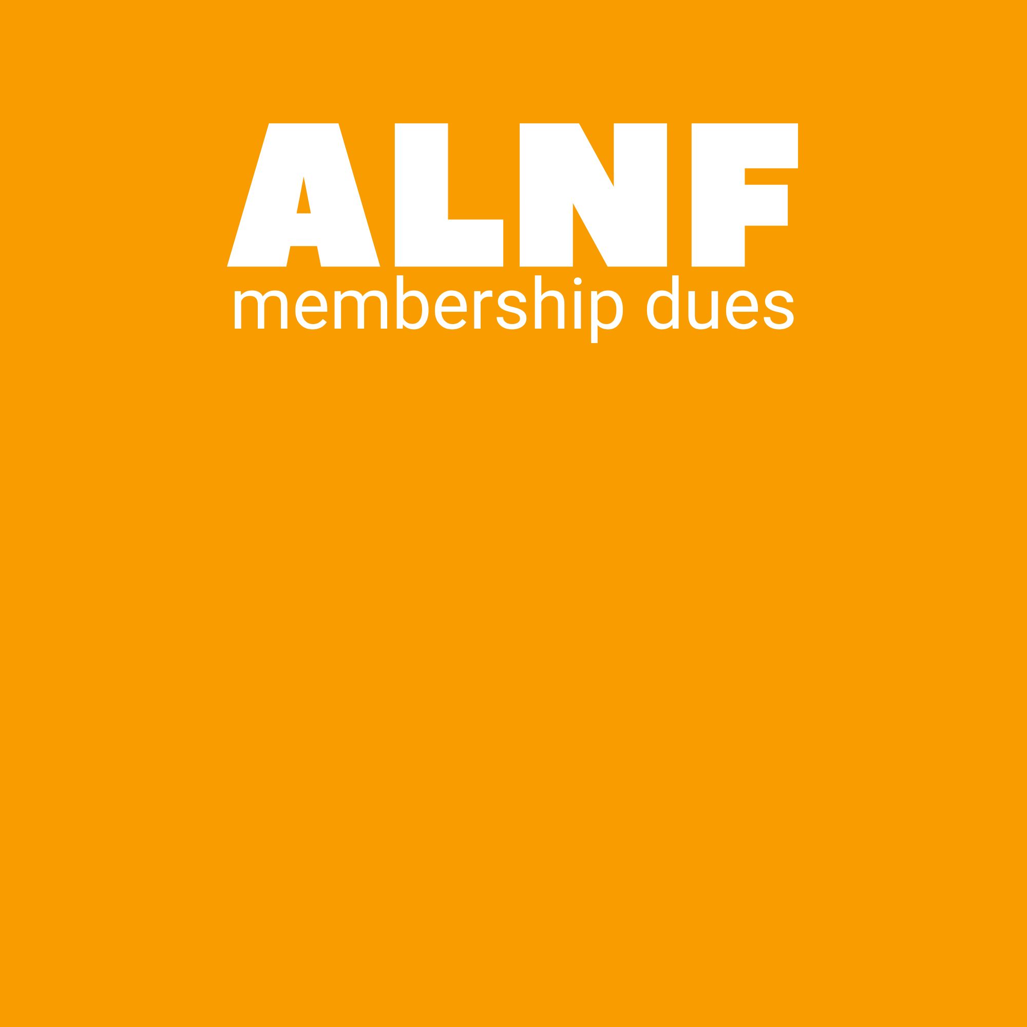 ALNF Membership Dues