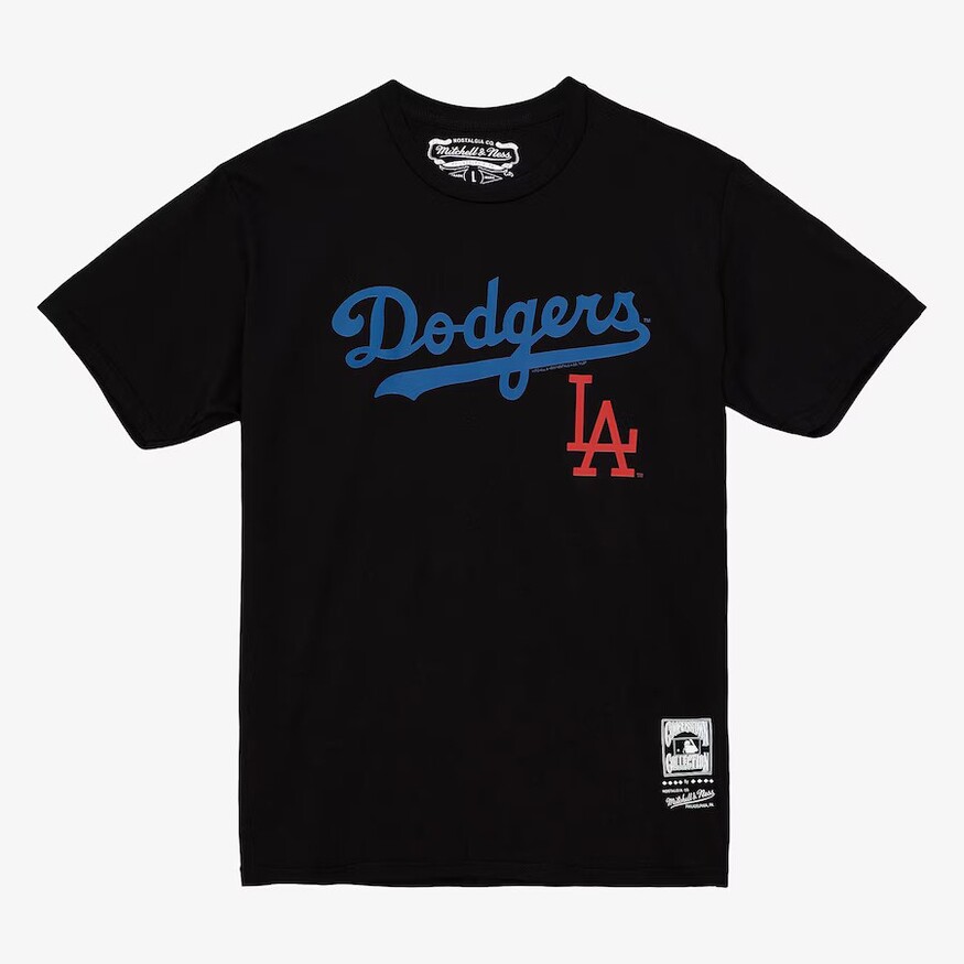 Los Angeles Dodgers Black 1999 Retro Mitchell and Ness Shirt