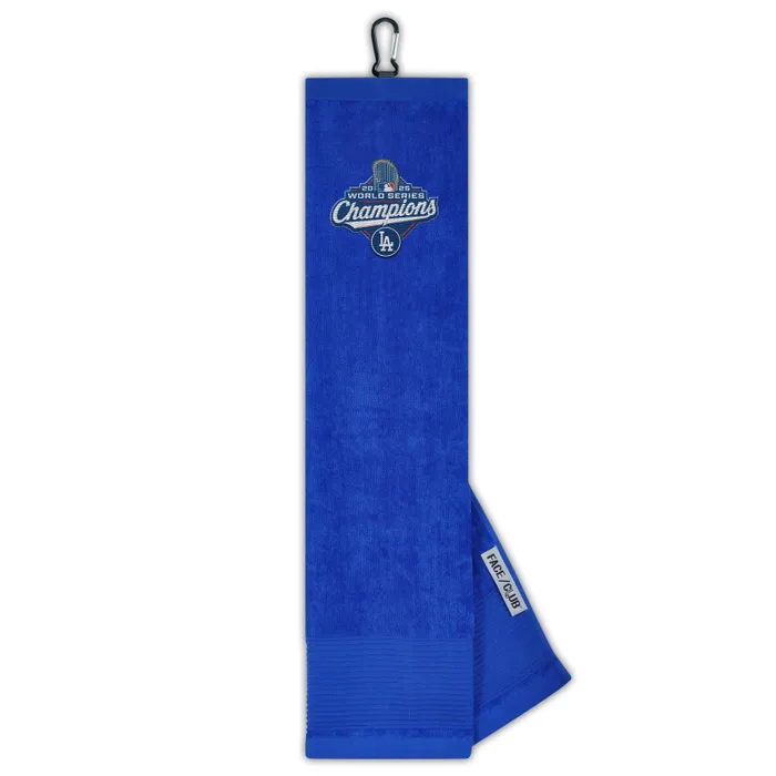 Los Angeles Dodgers 2025 World Champions Embroidered Golf Towel 16x22"