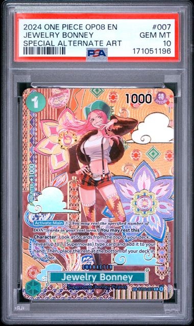 2024 ONE PIECE OP08-TWO LEGENDS #007 JEWELRY BONNEY SPECIAL ALTERNATE ART