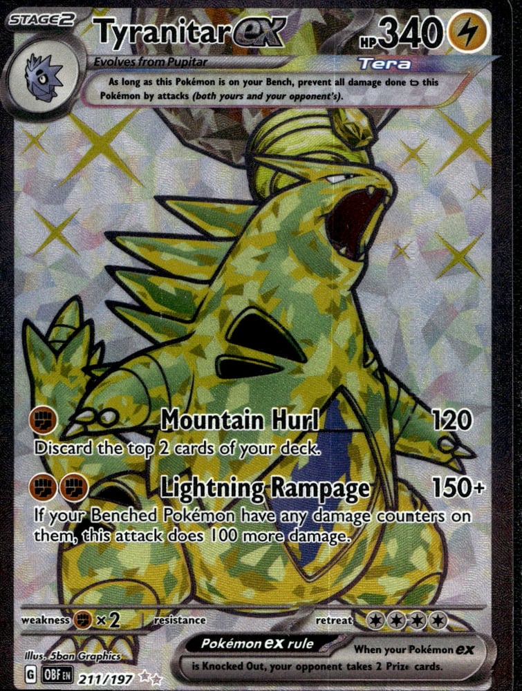 Tyranitar ex - SV03 211/197