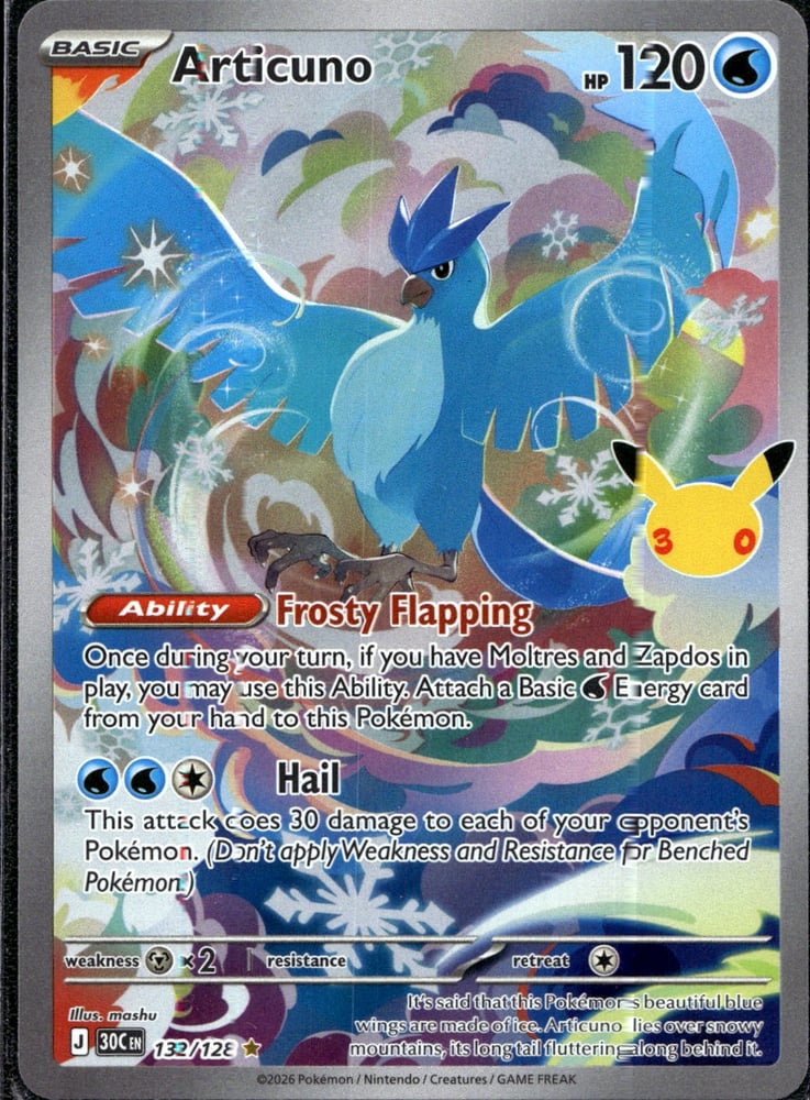 Articuno - 30TH 132/128