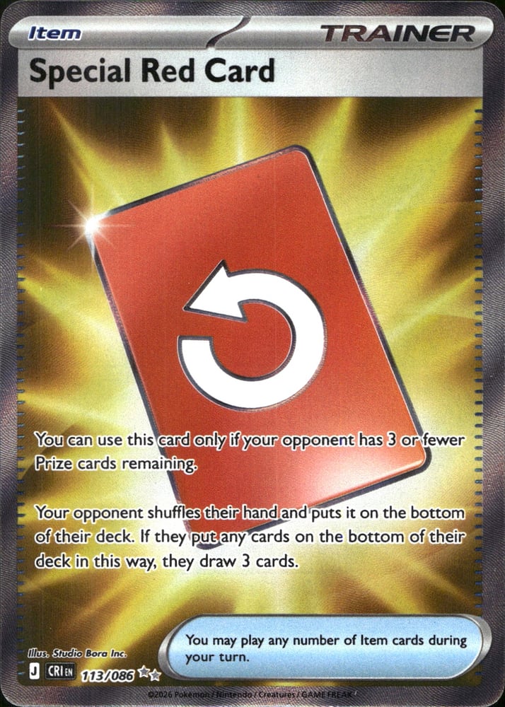Special Red Card - ME04 113/86