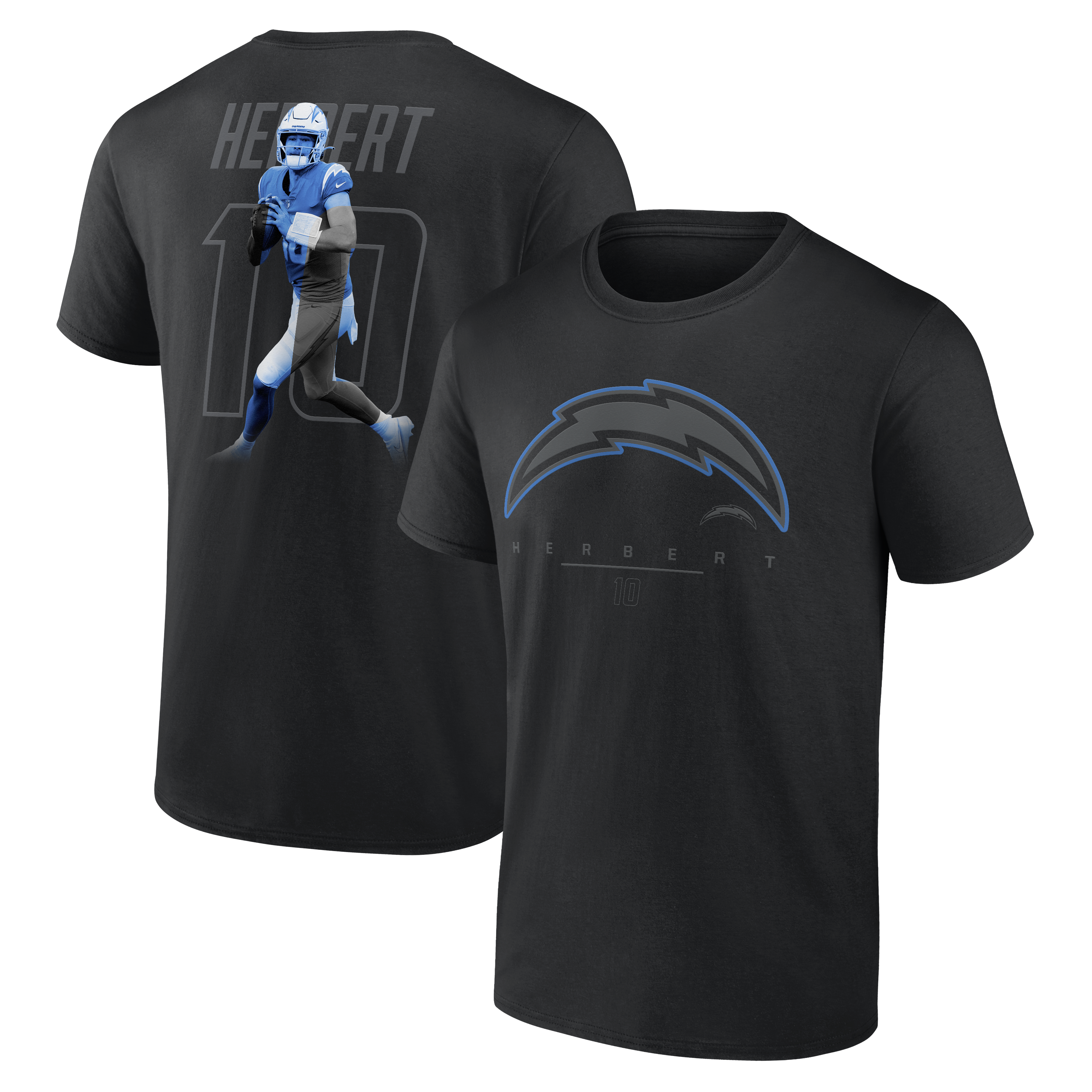Los Angeles Chargers Justin Herbert Black Notorious Shirt