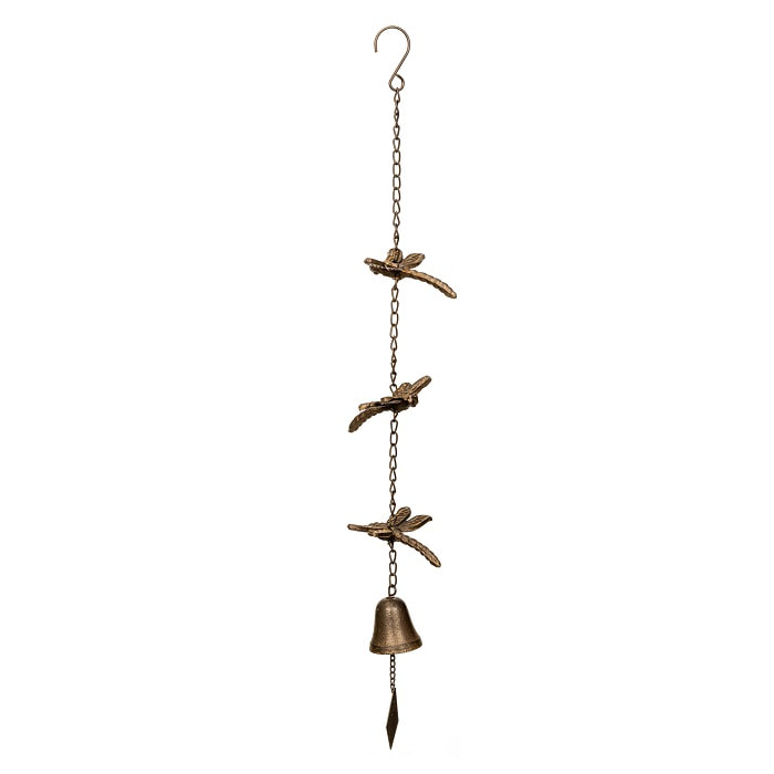 Dragonfly Bell Chain Cast Iron