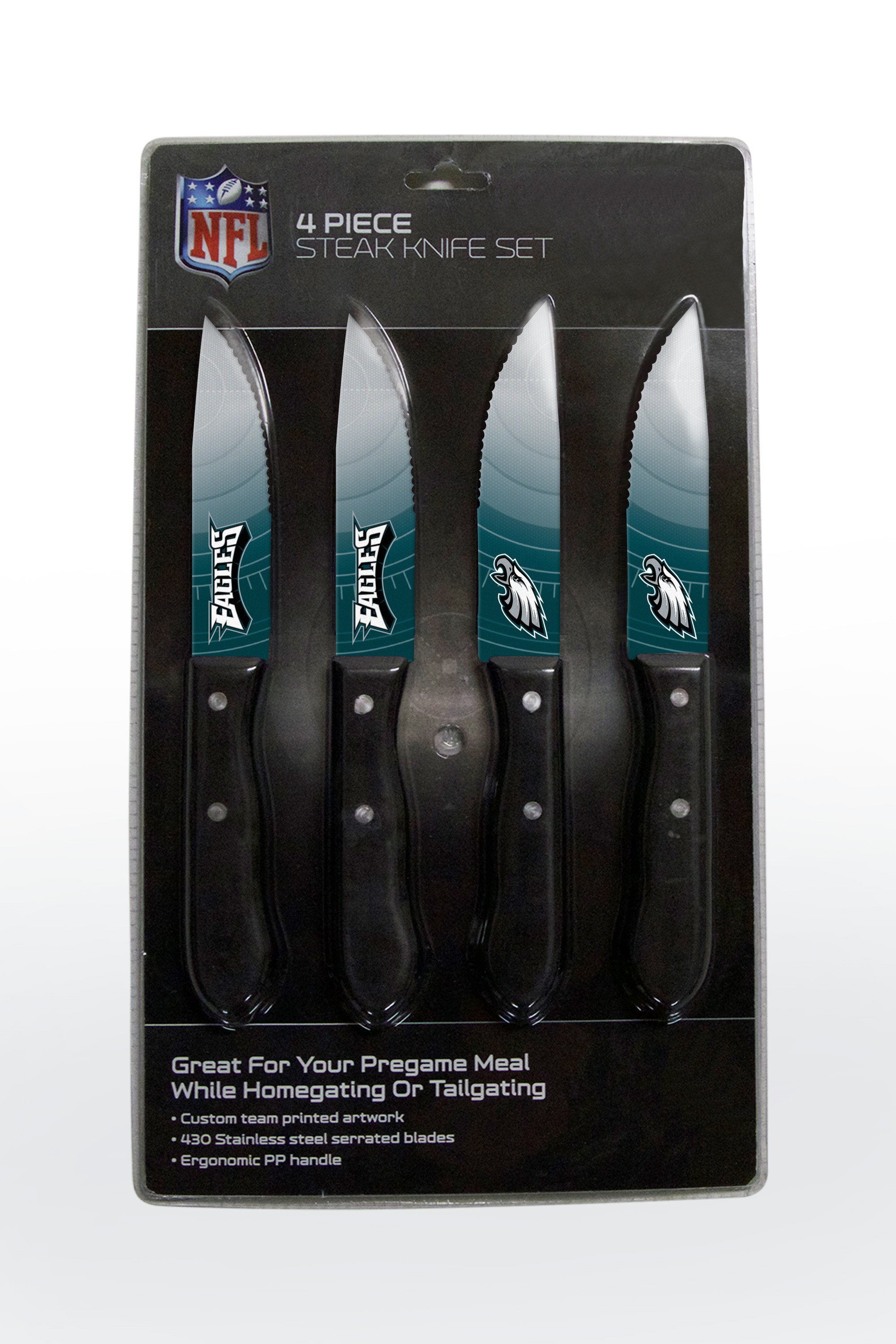 Philadelphia Eagles Steak Knife 4 Pack Set