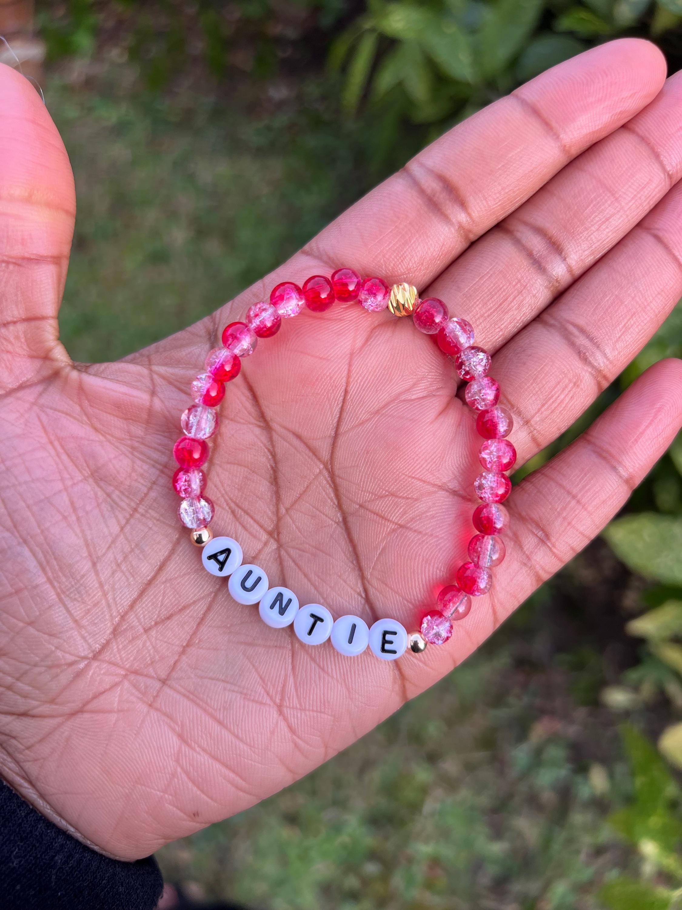 Personalized Beaded Name Bracelet: Custom Letter Word Jewelry, Mother’s Day gift view 9