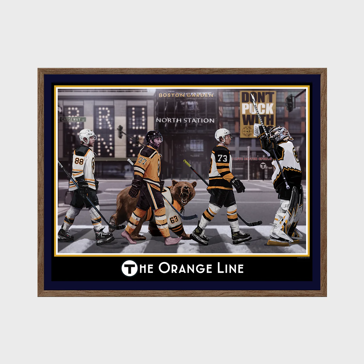 The Orange Line 2025 Wall Print 16" x 20" img