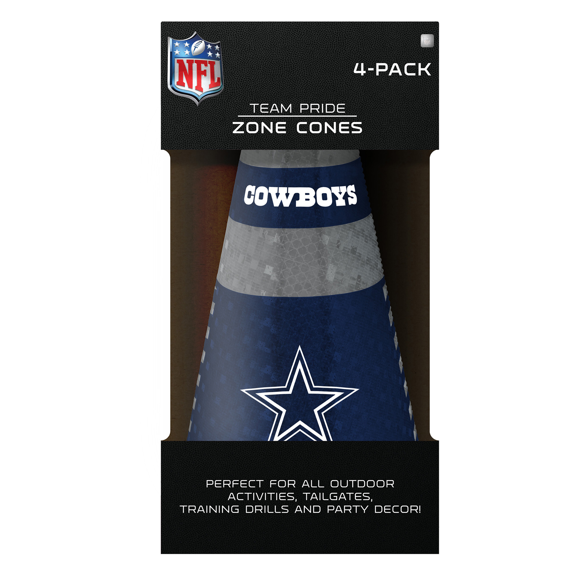 Dallas Cowboys Party Zone Cones 4 Pack