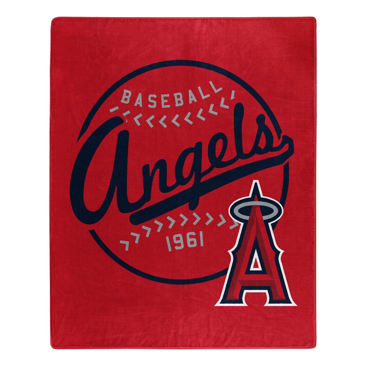 Los Angeles Angels Moonshot Design Raschel Blanket